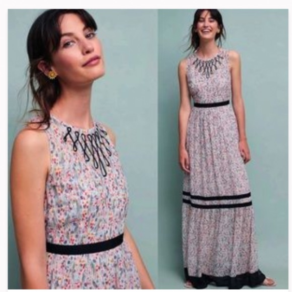 Anthropologie Parida Floral Maxi Dress